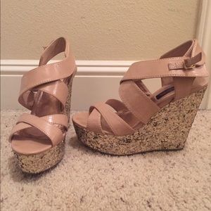 Material girl wedges size 7.5